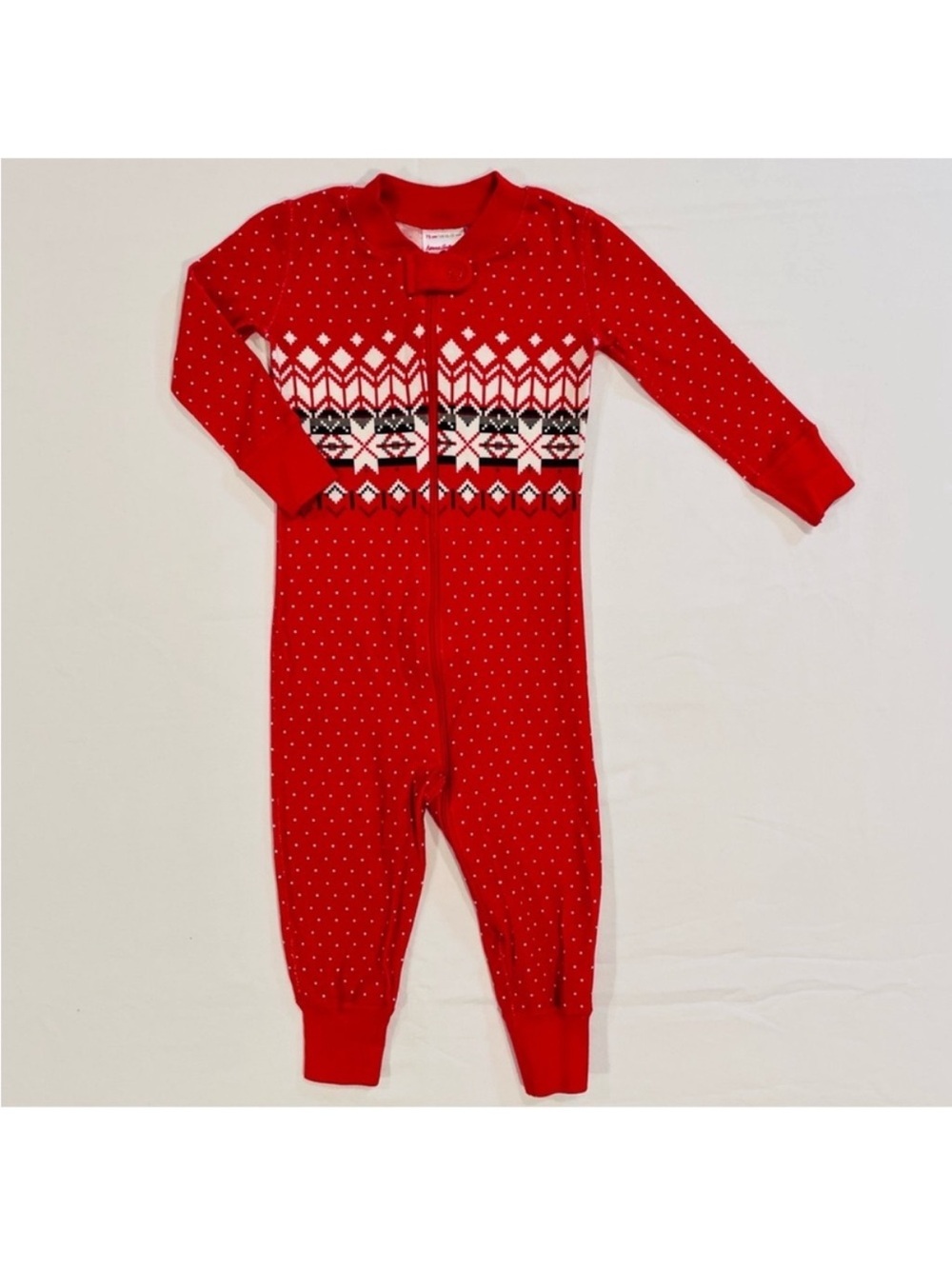 Hanna Andersson Baby Zip Sleeper Boys 12-18M 75 cm Heritage Christmas Fair Isle